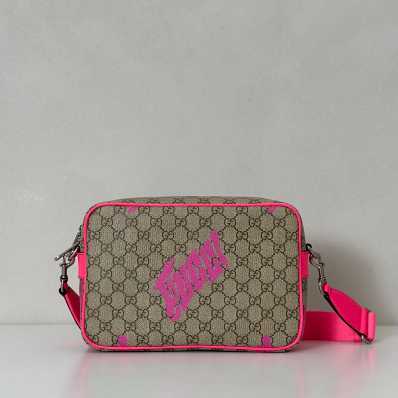 GUCCI  专柜品质，顶级原单货，实物实拍！839380啡胶/荧光玫