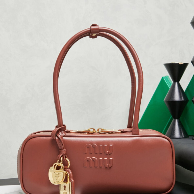 MIUMIU Miu新品保龄球 5BB173 铁红