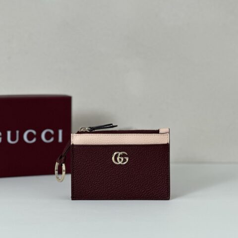 GUCCI 专柜品质，顶级原单货，实物实拍！款号837966酒红/浅粉