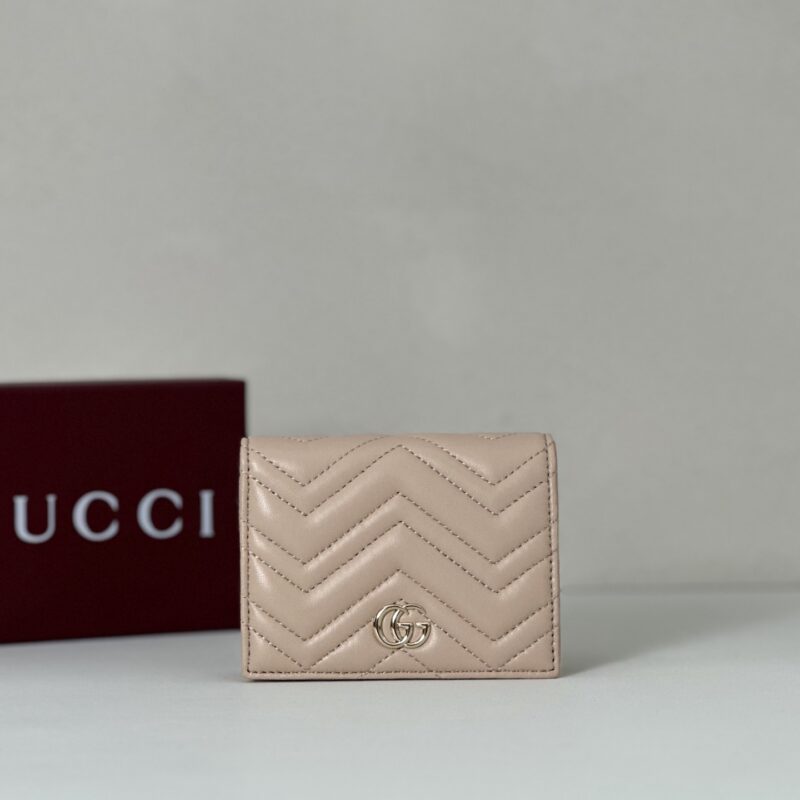 GUCCI 专柜品质，顶级原单货，实物实拍！466492浅粉羊皮