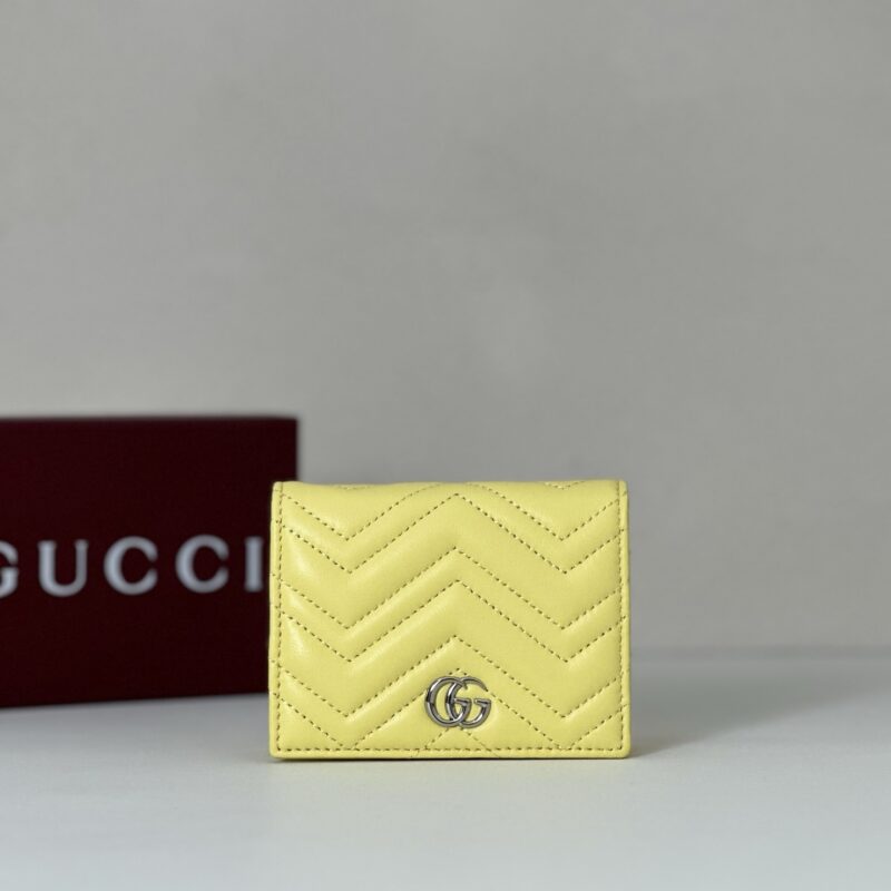 GUCCI 专柜品质，顶级原单货，实物实拍！466492黄色羊皮