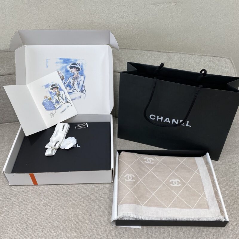 CHANEL 25𝑷『牛仔双层提花-菱格字母』香槟金