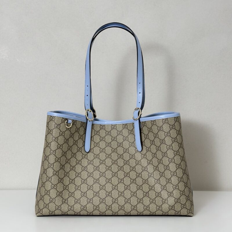 GUCCI 专柜品质，顶级原单货，实物实拍！款号815213啡胶/浅蓝