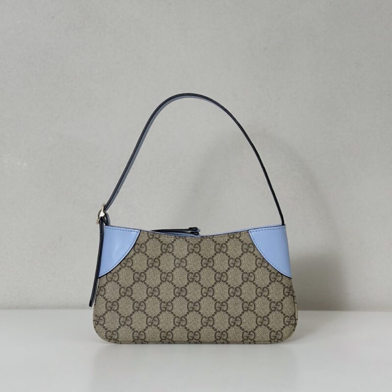 GUCCI 专柜品质，顶级原单货，实物实拍！款号820696啡胶/浅蓝