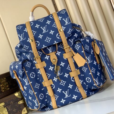 M55699蓝色(全皮) (P9 Christopher 双肩包) Christopher 小号双肩包