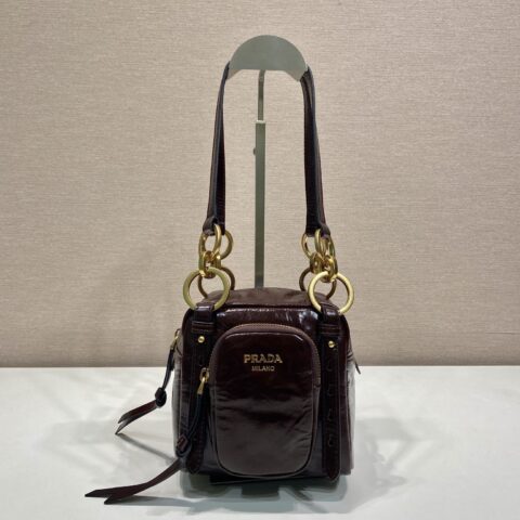 PRADA 新品油腊皮🎉1BB137小号
