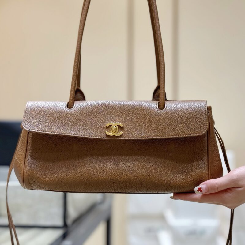 CHANEL 26S 明星款荔枝纹法棍包👜 AS6288
