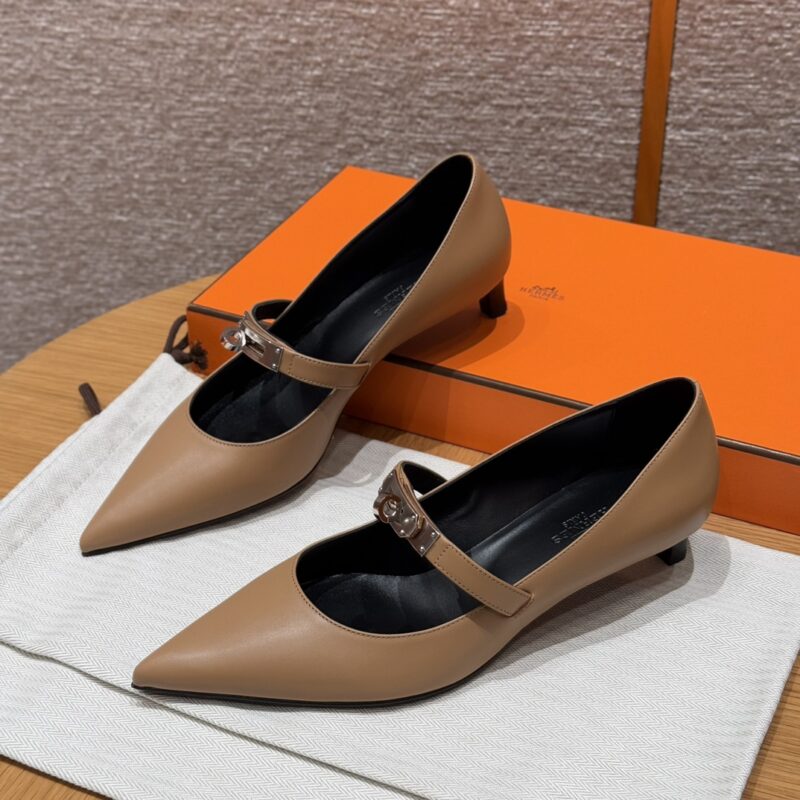 HERMES 336 Kiara 40 高跟鞋 颜色/Colour：浅天然色/Naturel Clair