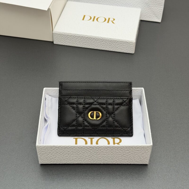 DIOR 【Caro Freesia卡夹系列】型号:S5130 黑色騰格