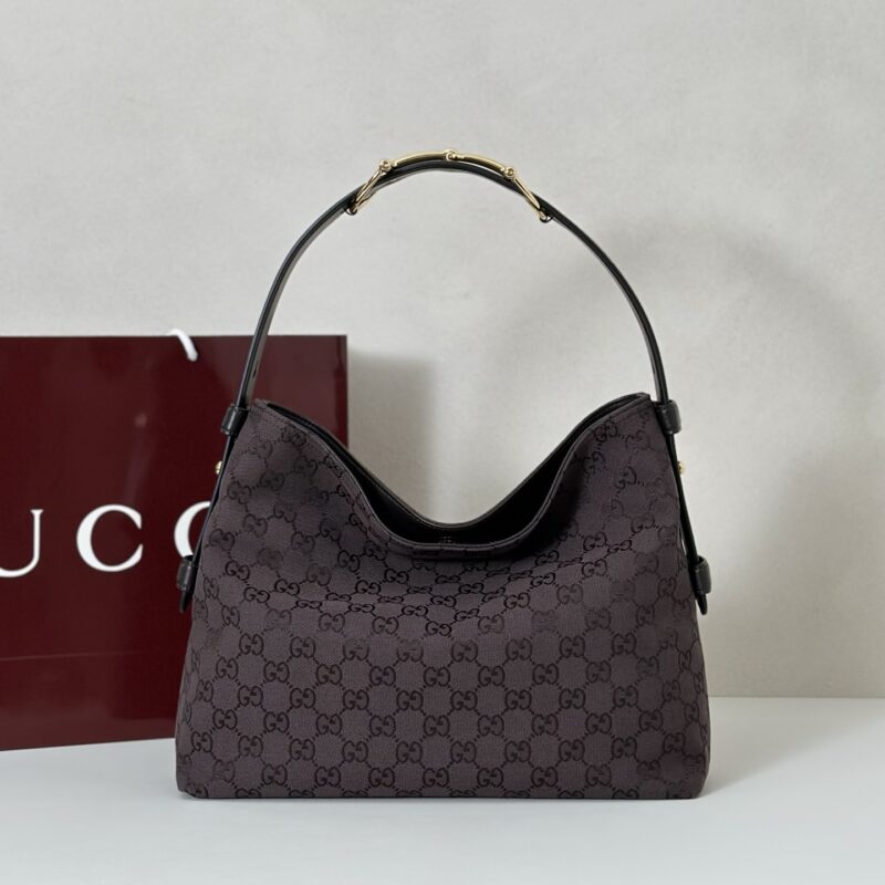 GUCCI 专柜品质，顶级原单货，实物实拍！款号850926深棕帆布m