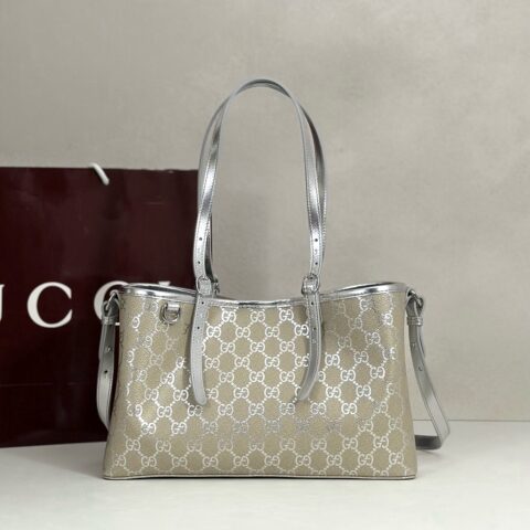 GUCCI 专柜品质，顶级原单货，实物实拍！款号815214杏银