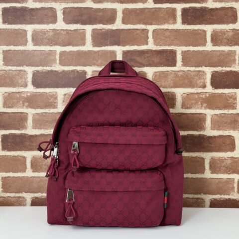 GUCCI 专柜品质，顶级原单货，实物实拍！800265酒红帆布