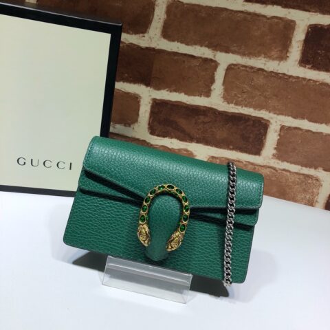 GUCCI 专柜品质，顶级原单货，实物实拍！款号476432绿双色
