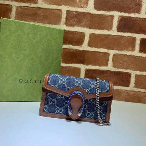 GUCCI 专柜品质，顶级原单货，实物实拍！款号476432蓝牛仔