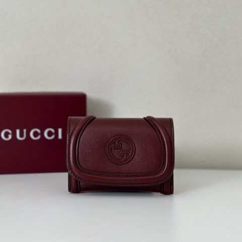 GUCCI 专柜品质，顶级原单货，实物实拍！款号818811酒红