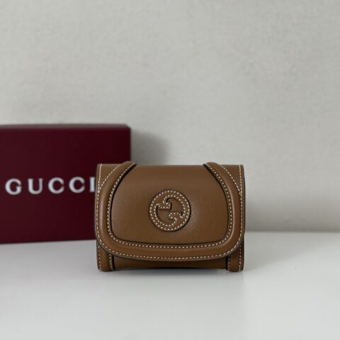 GUCCI 专柜品质，顶级原单货，实物实拍！款号818811棕皮