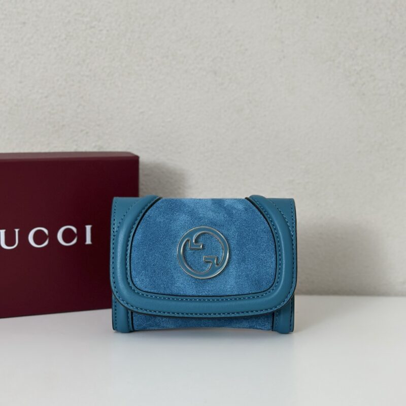 GUCCI 专柜品质，顶级原单货，实物实拍！款号818795蓝色磨砂