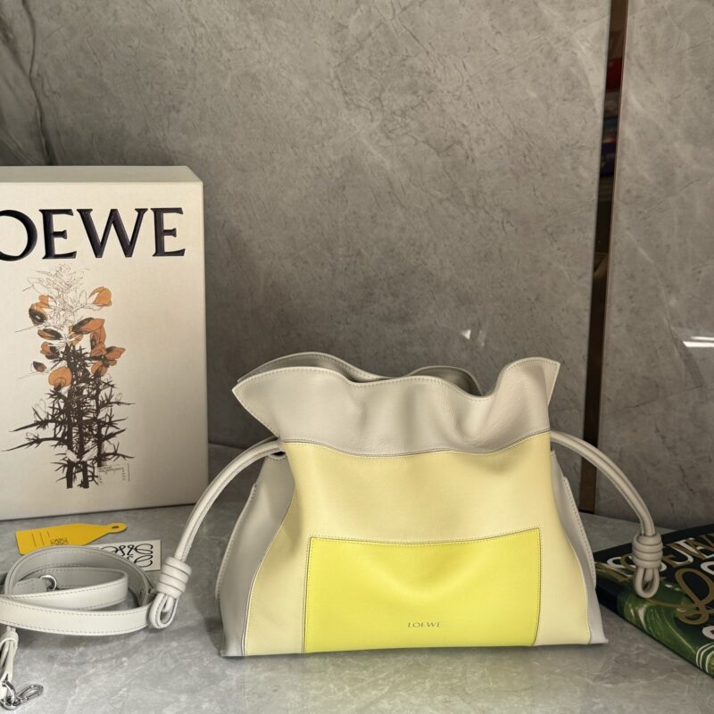 LOEWE 25秀款拼色🔘福袋Flamenco 0800