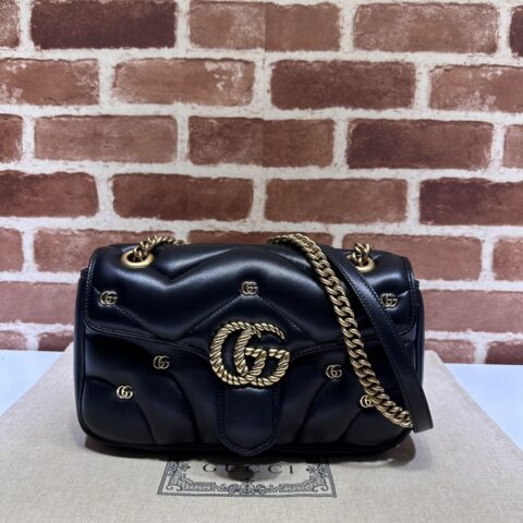 GUCCI 专柜品质，顶级原单货，实物实拍！款号443497克皮小G