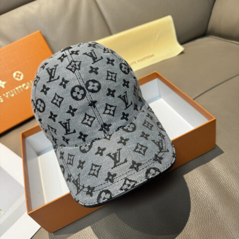LV 路易威登新款原单棒球帽 LV牛仔提花