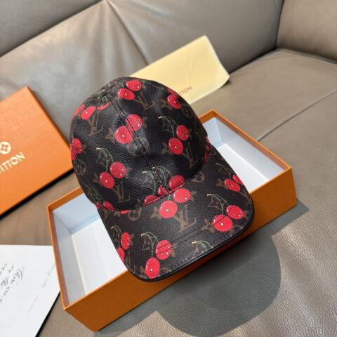 LV 路易威登新款原单棒球帽 LV小樱桃