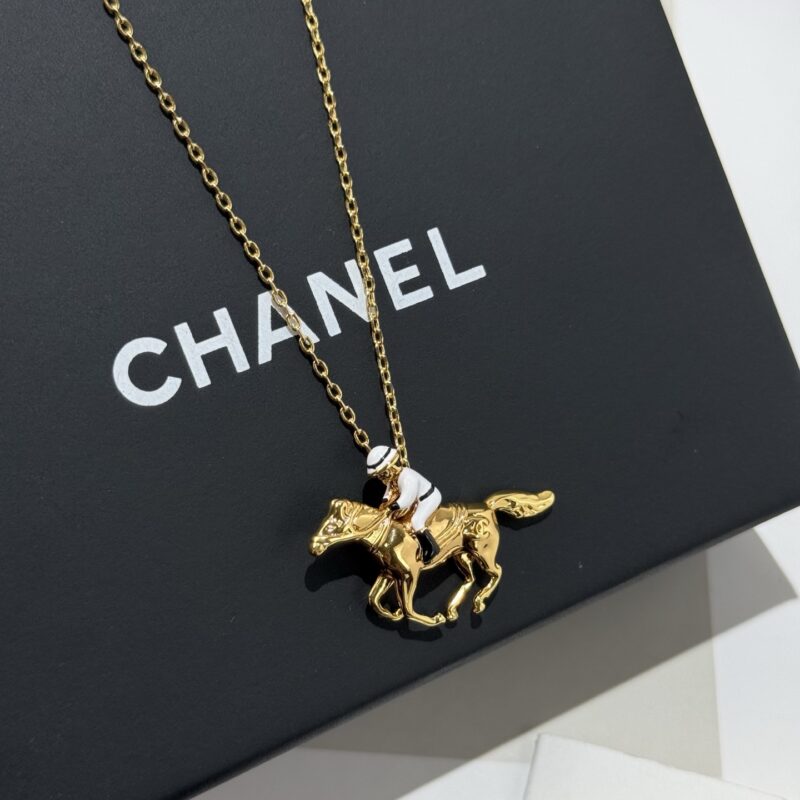 ❗️新品❗️ ☀️新款☑️ 香奈儿双C 骑士骑马🐴项链 ☀️