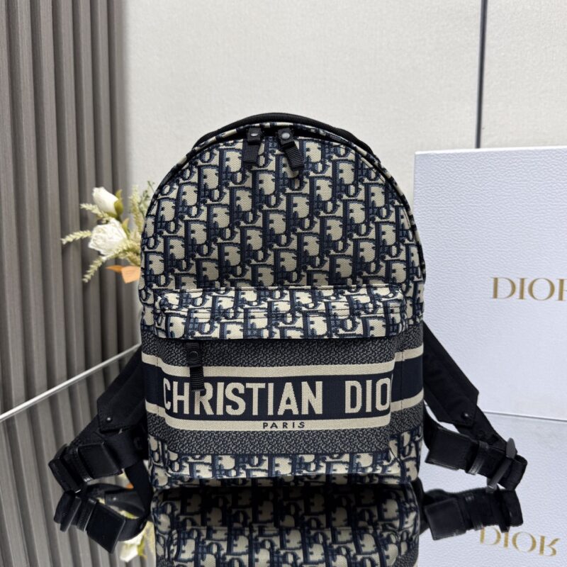 DIOR Travel 双肩背包「蓝布小号」型号：928