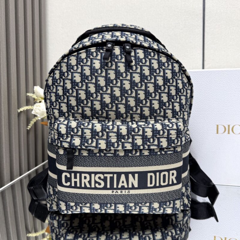 DIOR Travel 双肩背包「蓝布大号」 型号:928