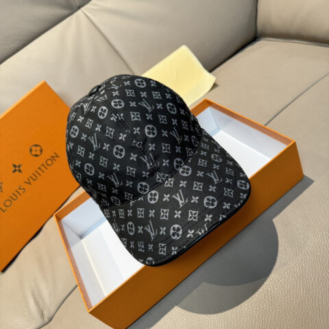 LV 路易威登新款原单棒球帽 老花刺绣