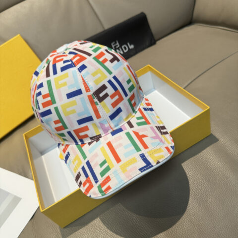 FENDI （芬迪）新款原单棒球帽 双F提花