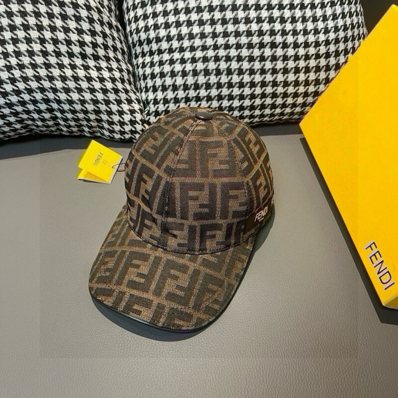 FENDI （芬迪）新款原单棒球帽 双F提花
