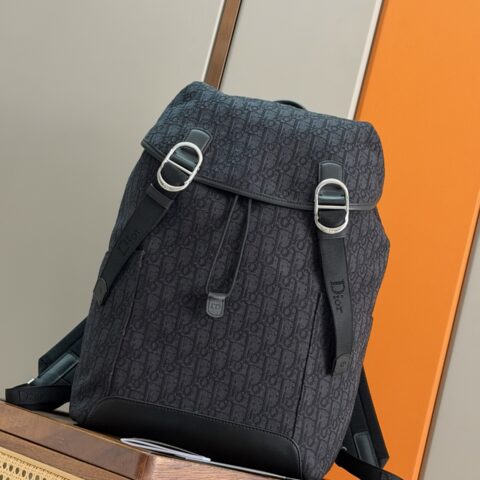 CD Dior Jett 双肩背包编号: 93955黑布