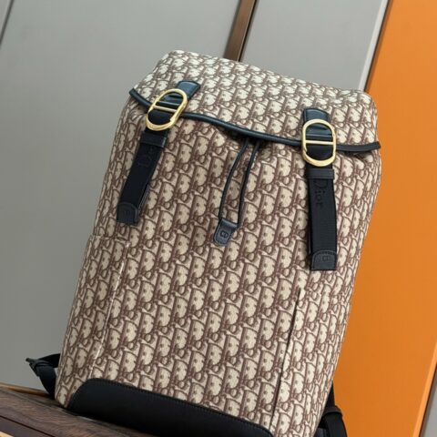 CD Dior Jett 双肩背包编号: 93955棕色