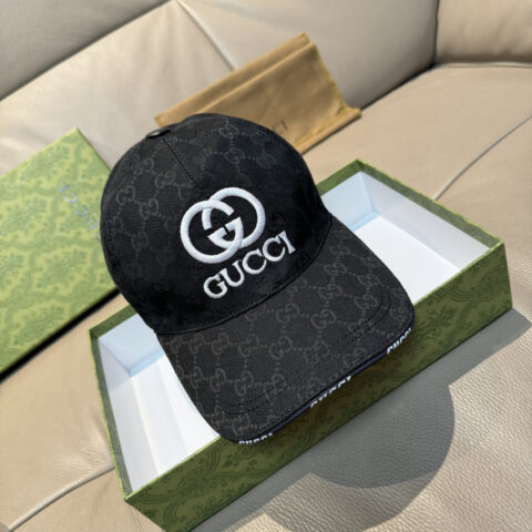 GUCCI (古奇)新款原单棒球帽 GUCCI刺绣