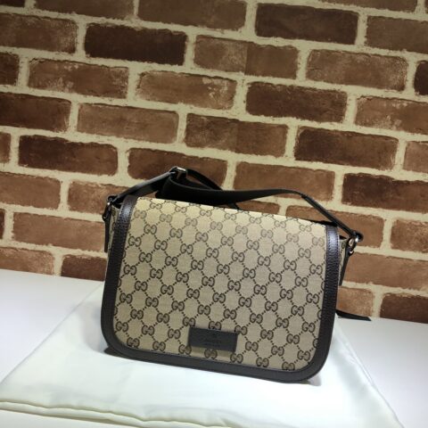 GUCCI 专柜品质，顶级原单货，实物实拍！型号449172杏布/啡皮