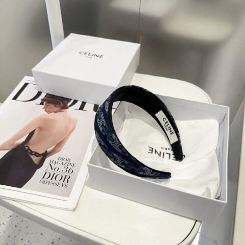 CELINE （赛琳）凯旋门新款牛仔布发箍