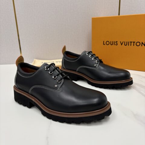 LV 路易*威登   厚底德比鞋