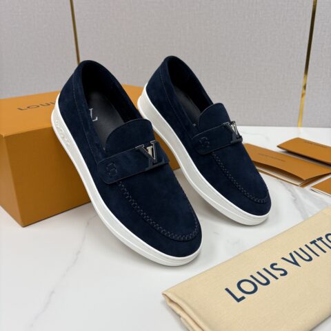 LV 新品男士休闲乐福鞋