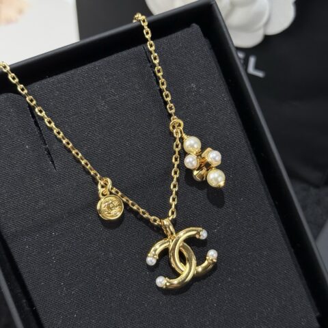 ❗️新品❗️ ☀️新款☑️ 香奈儿双c金豆珍珠项链 ☀️
