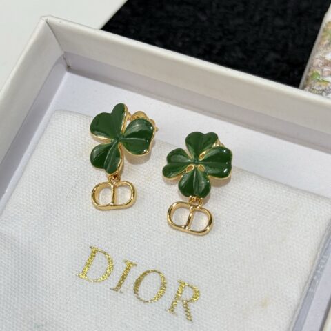 ❗️新品❗️  ☀️新款☑️ 迪奥Dior 四叶草三叶草☘️耳钉耳环 ☀️