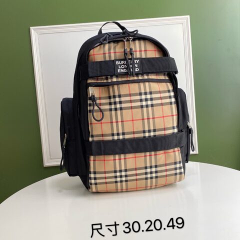 Burberry B家新款实用主义双肩包 型号5601