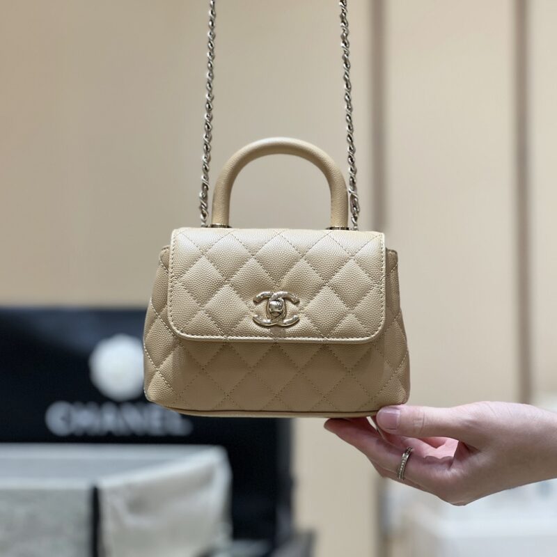CHANEL 经典万年款coco handle nano AP4244