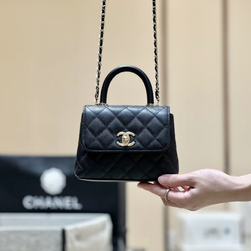 CHANEL 经典万年款coco handle nano AP4244