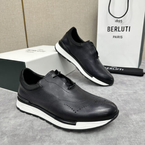 BERLUTI Fast Track皮革运动鞋