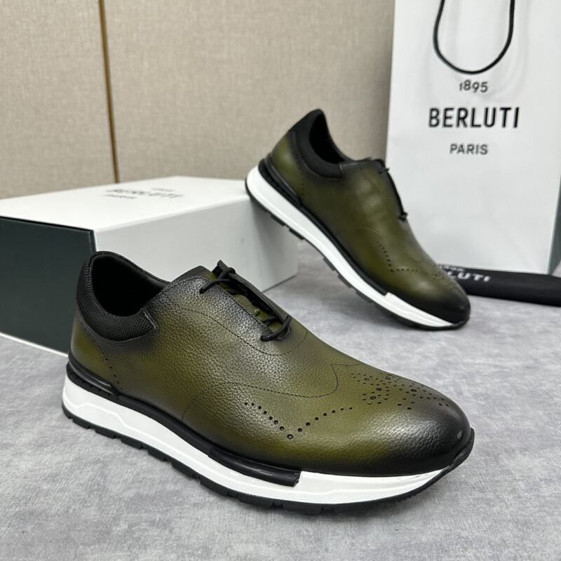 BERLUTI Fast Track皮革运动鞋