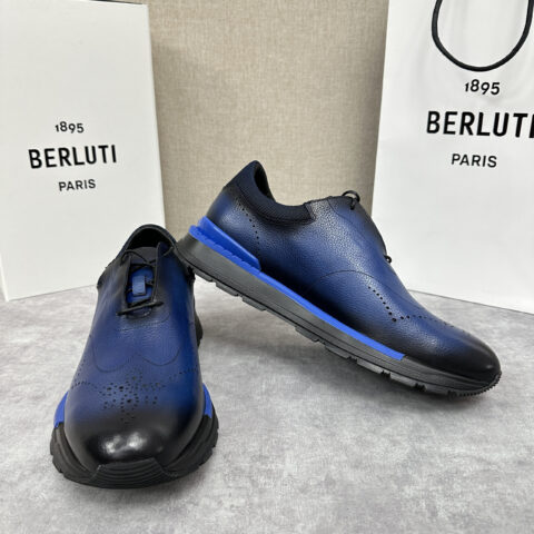 BERLUTI Fast Track皮革运动鞋