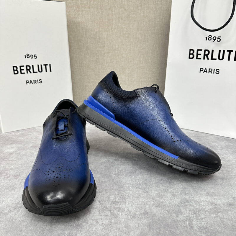 BERLUTI Fast Track皮革运动鞋