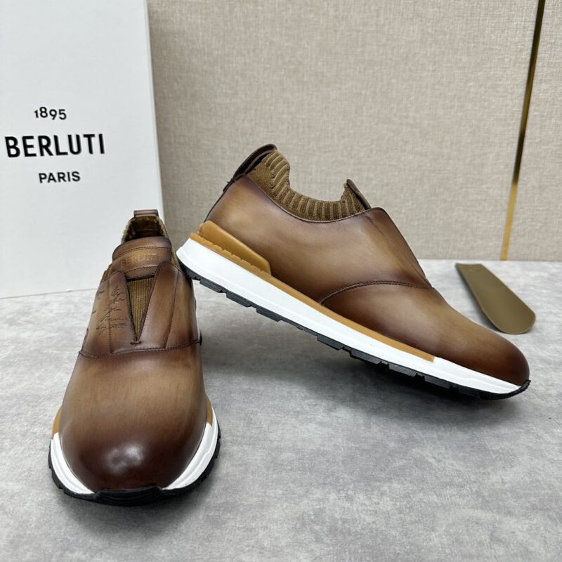 BERLUTI Fast Track皮革运动鞋