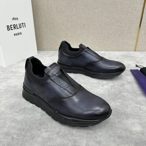 BERLUTI Fast Track皮革运动鞋