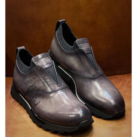 BERLUTI Fast Track皮革运动鞋